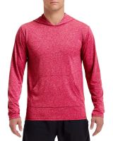 PERFORMANCE® ADULT Kapucnis felső T-SHIRT Heather Sport Scarlet Red